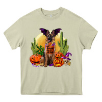 Mossy Halloween german shepherd Heavy Core Tee - RanaPortraitStore