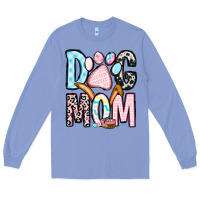 Colony Blue Easter dog mom Long Sleeve Tee - OliviaCreatesArt