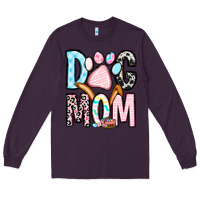 Plum Easter dog mom Long Sleeve Tee - OliviaCreatesArt