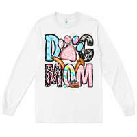 White Easter dog mom Long Sleeve Tee - OliviaCreatesArt
