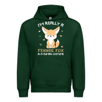 Forest Green i'm really a fennec fox in a human costume funny gift t shirt Urban Hoodie - trangStudio