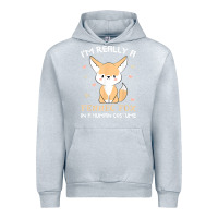 Heather Grey i'm really a fennec fox in a human costume funny gift t shirt Urban Hoodie - trangStudio