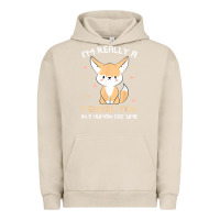 Pigment French Oak i'm really a fennec fox in a human costume funny gift t shirt Urban Hoodie - trangStudio