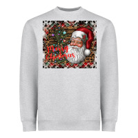 Heather Grey merry Christmas Heavyweight Sweatshirt - CowhideDigitalArt