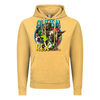 Vintage Mustard Autism Rex Vintage Hoodie - CowGirlArtShop