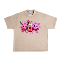 French Oak pink christmas Urban Heavy Tee - CowGirlArtShop