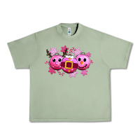 Oil Green pink christmas Urban Heavy Tee - CowGirlArtShop