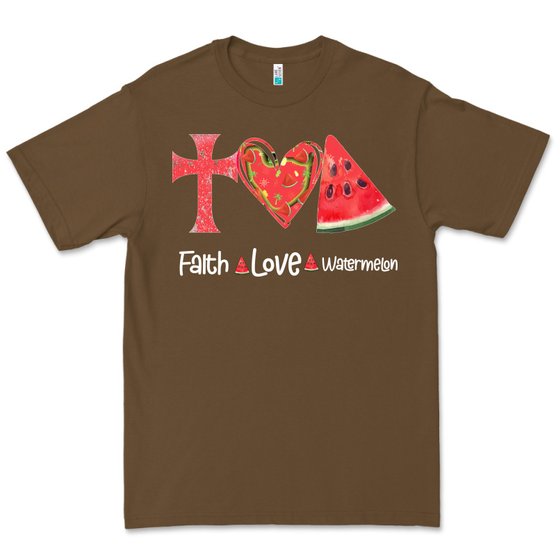 Faith Love Watermelon Premium Tee by Bettercallsaul | Teevron