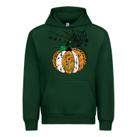 Forest Green halloween pumpkin music symbols music teacher halloween t shirt copy Urban Hoodie - trangStudio