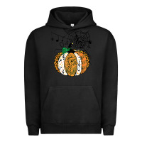 Pigment Black halloween pumpkin music symbols music teacher halloween t shirt copy Urban Hoodie - trangStudio