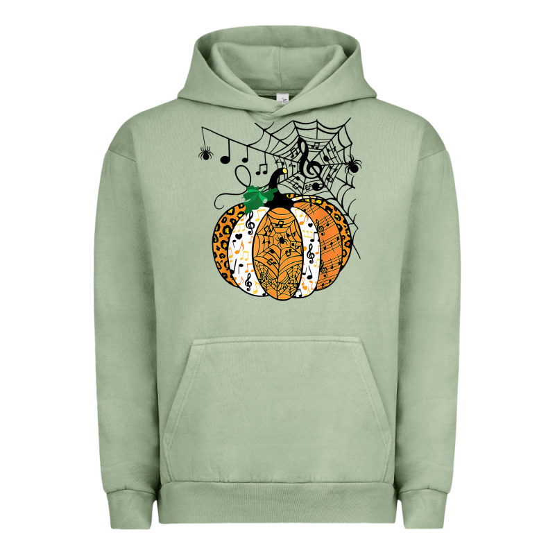 Halloween Pumpkin Music Symbols Music Teacher Halloween T Shirt Copy Urban Hoodie by trangStudio | Teevron