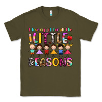 Army Green i love my job for all the little reasons Classic Tee - Artiststas