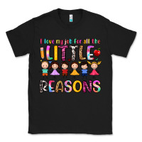 Black i love my job for all the little reasons Classic Tee - Artiststas