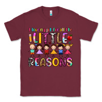 Burgundy i love my job for all the little reasons Classic Tee - Artiststas