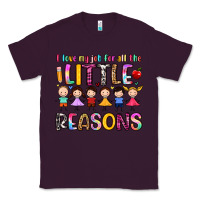 Plum i love my job for all the little reasons Classic Tee - Artiststas