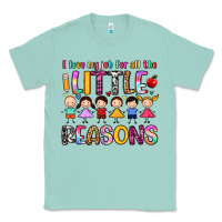 Seafoam i love my job for all the little reasons Classic Tee - Artiststas