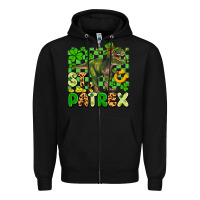 Black st. patrex Zipper Hoodie - Artiststas