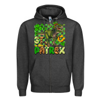 Charcoal Heather st. patrex Zipper Hoodie - Artiststas