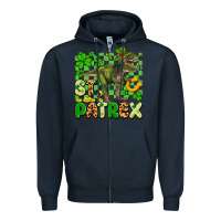 Navy st. patrex Zipper Hoodie - Artiststas