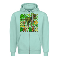 Seafoam st. patrex Zipper Hoodie - Artiststas