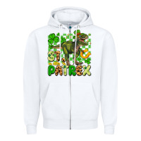 White st. patrex Zipper Hoodie - Artiststas