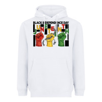 White black independence day juneteenth Heavyweight Hoodie - BarkalooDesign