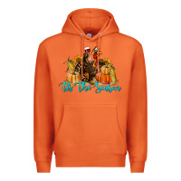 Carrot Western Fall Turkey Tis The Season Premium Hoodie - LillyAllenDesigns