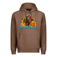 Chestnut Western Fall Turkey Tis The Season Premium Hoodie - LillyAllenDesigns