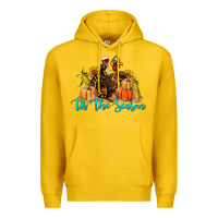 Lemon Western Fall Turkey Tis The Season Premium Hoodie - LillyAllenDesigns