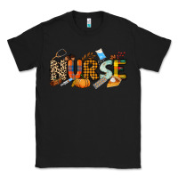 Black Fall Nurse Classic Tee - NancyCooperArtShop