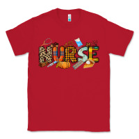 Red Fall Nurse Classic Tee - NancyCooperArtShop