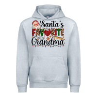 Heather Grey santa's favorite grandma Urban Hoodie - AdoDesignShop