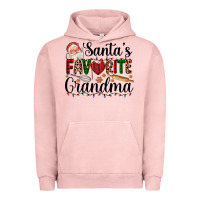 Pigment Salmon santa's favorite grandma Urban Hoodie - AdoDesignShop