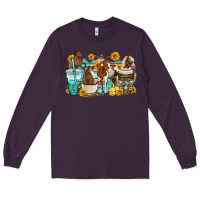 Plum horses coffee cups Long Sleeve Tee - OliviaCreatesArt
