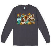 Smoke horses coffee cups Long Sleeve Tee - OliviaCreatesArt
