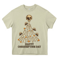 Mossy Happy Consumption Day Heavy Core Tee - RanaPortraitStore