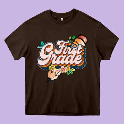 First Grade Heavy Core Tee Designed By Jahusdesignshop