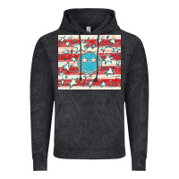 Vintage Black America flag smiley  tumbler Vintage Hoodie - HowdyJamesFarm