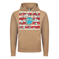 Vintage Coffee America flag smiley  tumbler Vintage Hoodie - HowdyJamesFarm