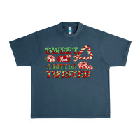 Midnight Navy sweet but a little twisted Urban Heavy Tee - CowGirlArtShop