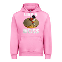 Fuchsia Pink like a boss duck tales art gift for fans Urban Hoodie - trangStudio