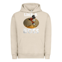 Pigment French Oak like a boss duck tales art gift for fans Urban Hoodie - trangStudio