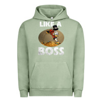 Pigment Oil Green like a boss duck tales art gift for fans Urban Hoodie - trangStudio