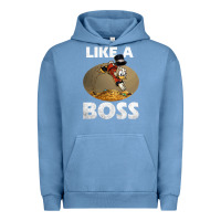 Pigment Pebble Blue like a boss duck tales art gift for fans Urban Hoodie - trangStudio