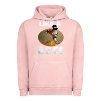 Pigment Salmon like a boss duck tales art gift for fans Urban Hoodie - trangStudio