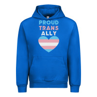 Cobalt proud trans ally transgender Urban Hoodie - trangStudio
