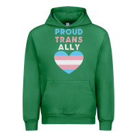 Emerald proud trans ally transgender Urban Hoodie - trangStudio