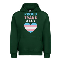 Forest Green proud trans ally transgender Urban Hoodie - trangStudio