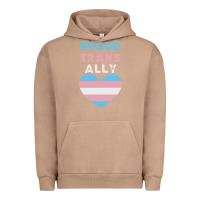 Pigment Burro proud trans ally transgender Urban Hoodie - trangStudio