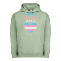 Pigment Oil Green proud trans ally transgender Urban Hoodie - trangStudio